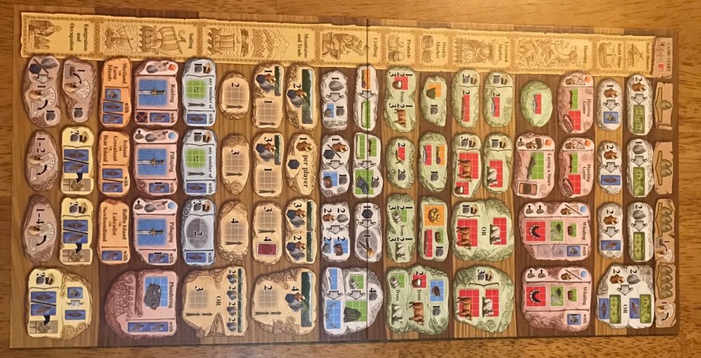 feast for odin action board
