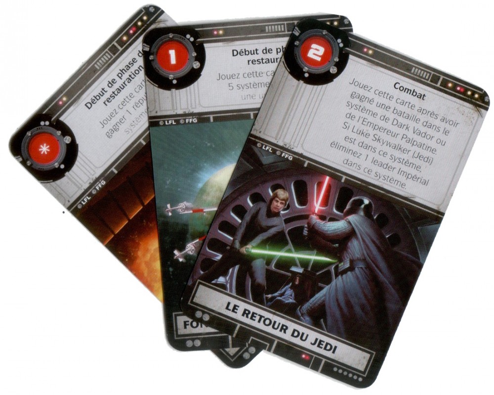 Star Wars Rebellion cartes